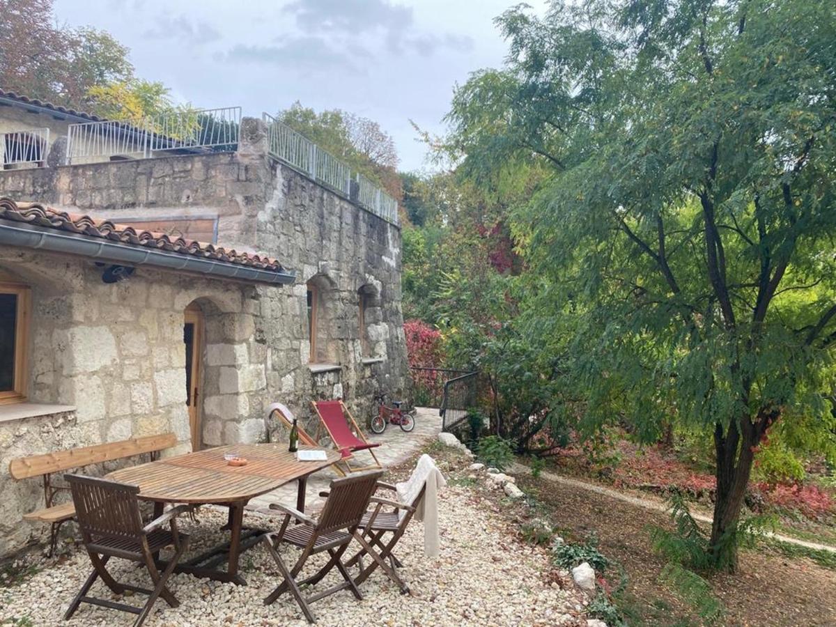 Gite Les Cabanes De Fallot Pour 15 Personnes - Piscine Naturelle L'isle-Bouzon Dış mekan fotoğraf